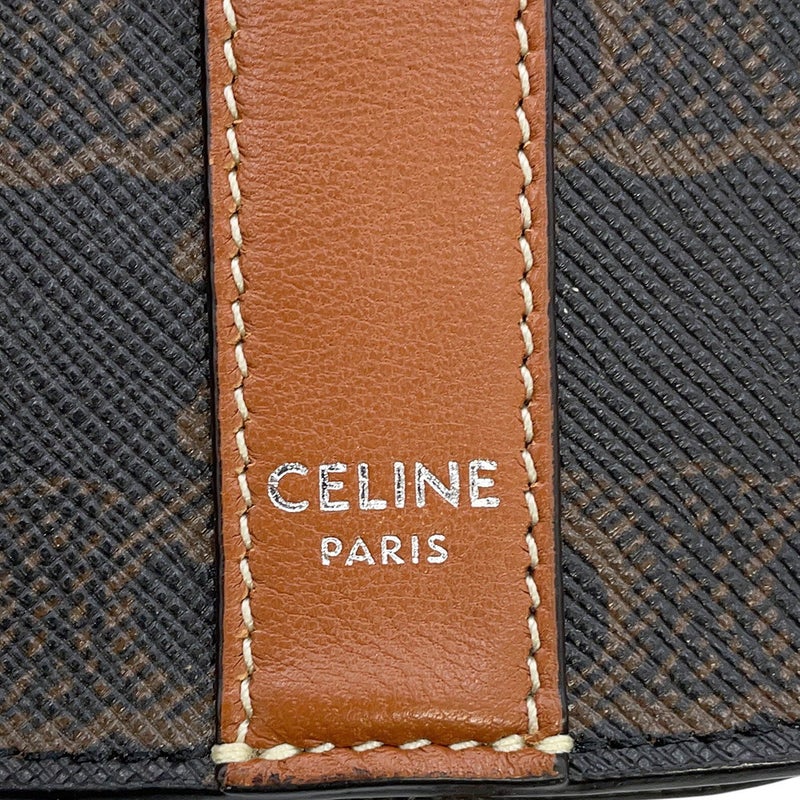 セリーヌ フォンホルダー トリオンフ ショルダーフォンケース PVC レザー 10H742 CELINE