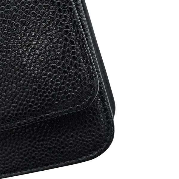 シャネル チェーンウォレット キャビアスキン ココマーク A48654 CHANEL チェーンショルダーバッグ 財布 黒