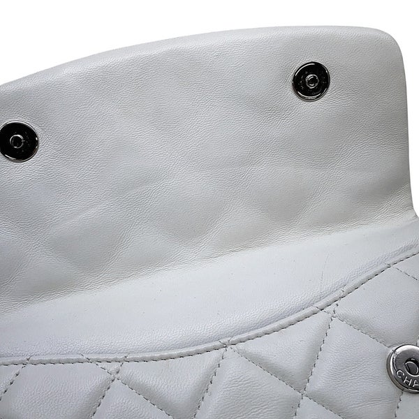 シャネル チェーンウォレット マトラッセ ココマーク ダブルフェイス ラムスキン CHANEL 財布 黒