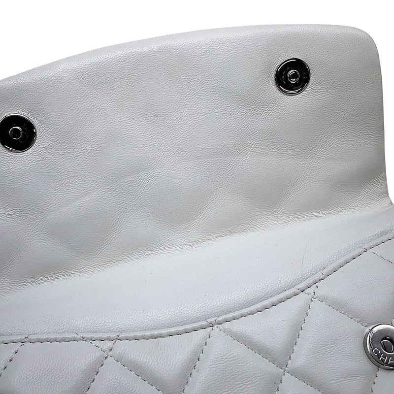 シャネル チェーンウォレット マトラッセ ココマーク ダブルフェイス ラムスキン CHANEL 財布 黒