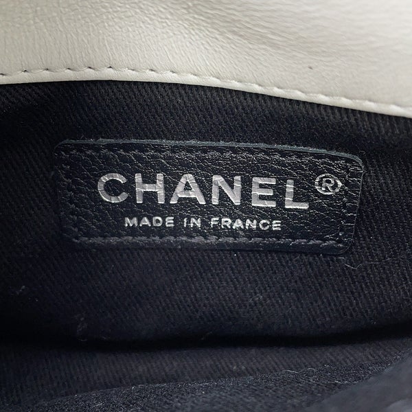 シャネル チェーンウォレット マトラッセ ココマーク ダブルフェイス ラムスキン CHANEL 財布 黒