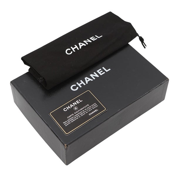 シャネル チェーンウォレット マトラッセ ココマーク ダブルフェイス ラムスキン CHANEL 財布 黒