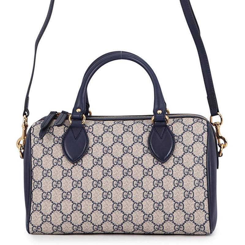 グッチ ハンドバッグ GGスプリーム/レザー ボストンバッグ 409529 GUCCI バッグ 2wayショルダーバッグ