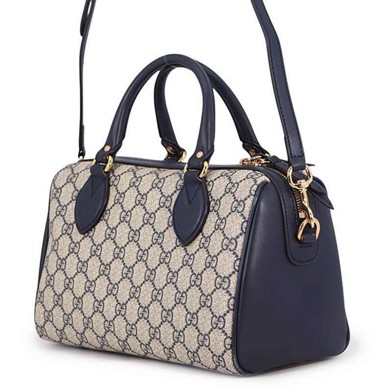 グッチ ハンドバッグ GGスプリーム/レザー ボストンバッグ 409529 GUCCI バッグ 2wayショルダーバッグ