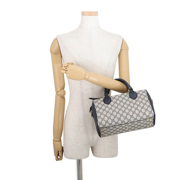 グッチ ハンドバッグ GGスプリーム/レザー ボストンバッグ 409529 GUCCI バッグ 2wayショルダーバッグ