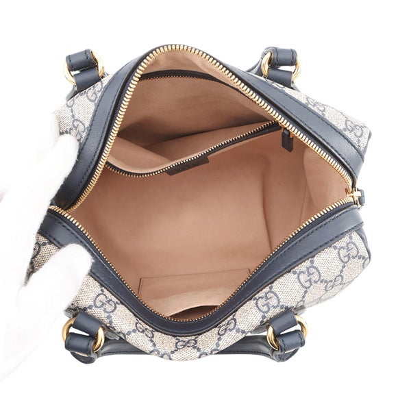 グッチ ハンドバッグ GGスプリーム/レザー ボストンバッグ 409529 GUCCI バッグ 2wayショルダーバッグ