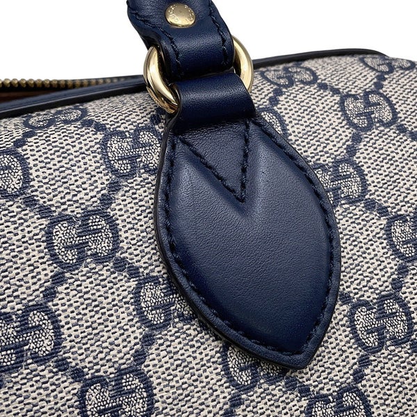 グッチ ハンドバッグ GGスプリーム/レザー ボストンバッグ 409529 GUCCI バッグ 2wayショルダーバッグ