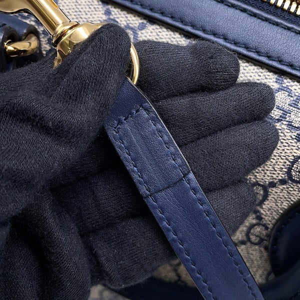 グッチ ハンドバッグ GGスプリーム/レザー ボストンバッグ 409529 GUCCI バッグ 2wayショルダーバッグ