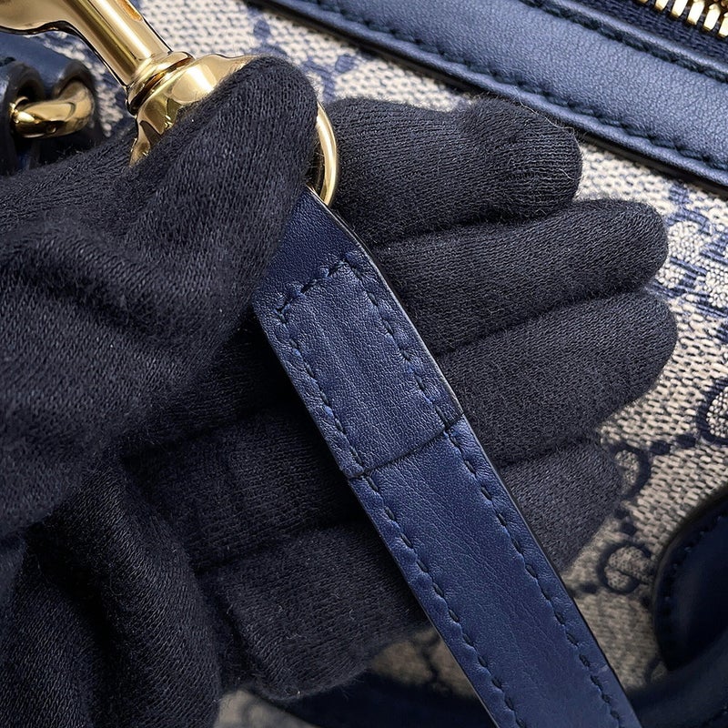 グッチ ハンドバッグ GGスプリーム/レザー ボストンバッグ 409529 GUCCI バッグ 2wayショルダーバッグ