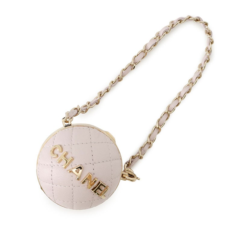 シャネル バッグチャーム ミニ ロゴラムスキン AP4945 CHANEL チャーム