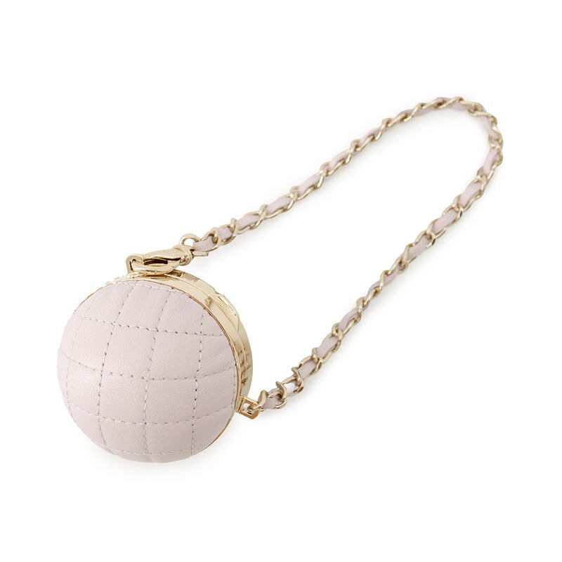 シャネル バッグチャーム ミニ ロゴラムスキン AP4945 CHANEL チャーム