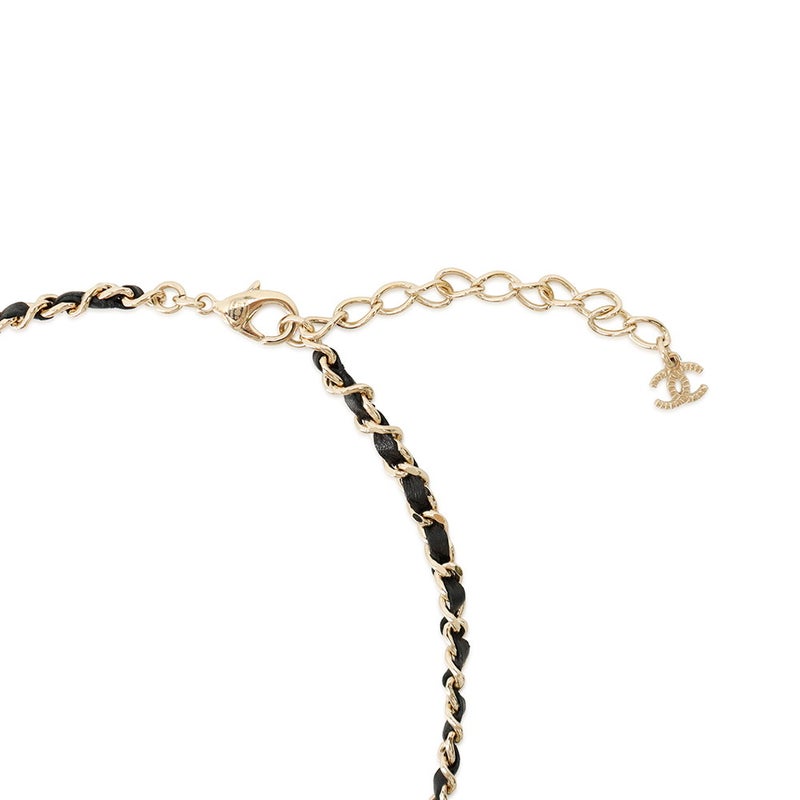 シャネル ネックレス ココマーク チャーム ラインストーン フェイクパール I25 B ABG275 CHANEL チョーカー アクセサリー