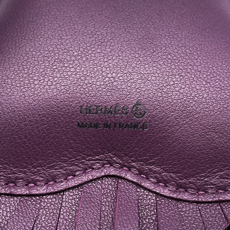 エルメス バッグチャーム プティアッシュ タイガー H アネモネ ラムスキン HERMES チャーム