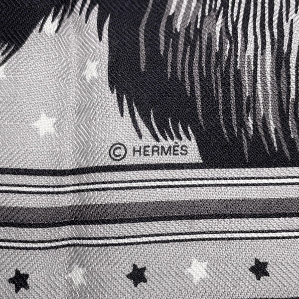 エルメス スカーフ カレ65 GRRRRR! バンダナ カシミヤ シルク HERMES 2025年春夏