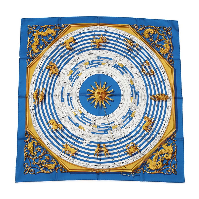 エルメス スカーフ カレ90 占星術 Astrologie forever シルク HERMES 2023春夏