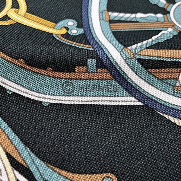 エルメス スカーフ カレ90 ステイトリー・ホイールズ Stately Wheels HERMES シルク 2025秋冬