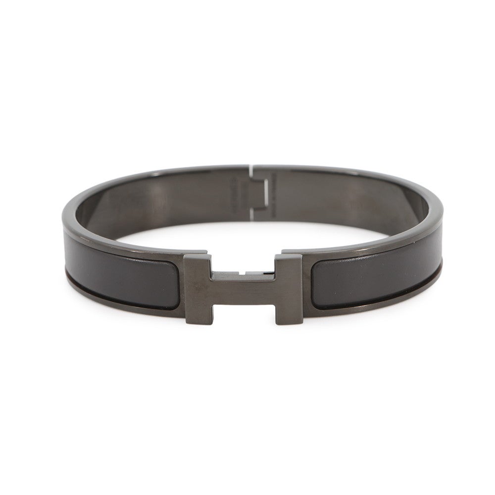 エルメス ブレスレット クリックHH ブラック/ブラック金具 HERMES