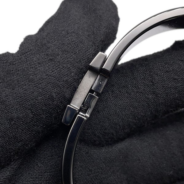 エルメス ブレスレット クリックHH ブラック/ブラック金具 HERMES メンズ アクセサリー 黒