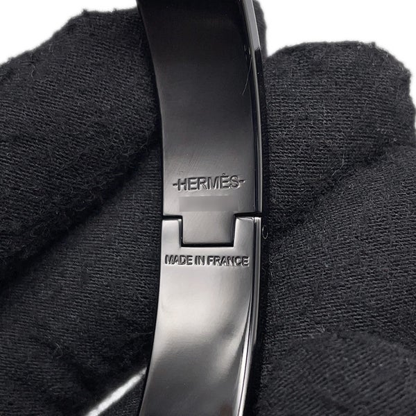 エルメス ブレスレット クリックHH ブラック/ブラック金具 HERMES メンズ アクセサリー 黒