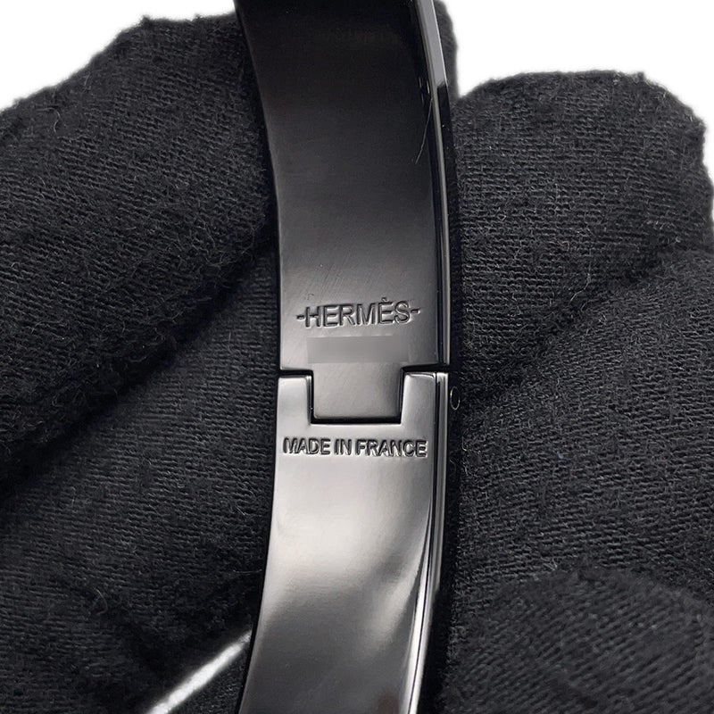 エルメス ブレスレット クリックHH ブラック/ブラック金具 HERMES メンズ アクセサリー 黒