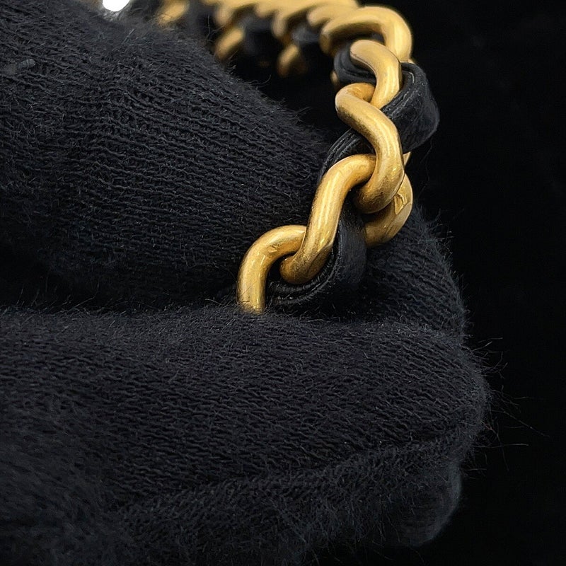 シャネル チェーンショルダーバッグ ミニフラップ  ココマーク マトラッセ ベルベット CHANEL バッグ ミニバッグ 黒