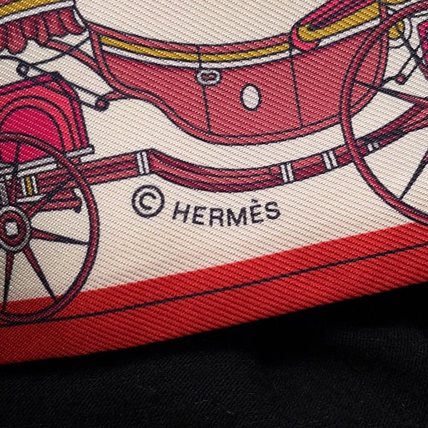 エルメス スカーフ ツイリー 馬車の変遷 Les Voitures Nouvelles HERMES シルク 2024春夏
