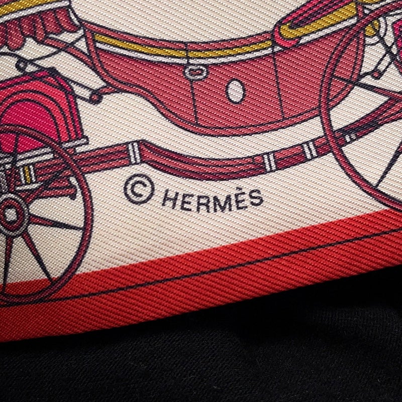 エルメス スカーフ ツイリー 馬車の変遷 Les Voitures Nouvelles HERMES シルク 2024春夏