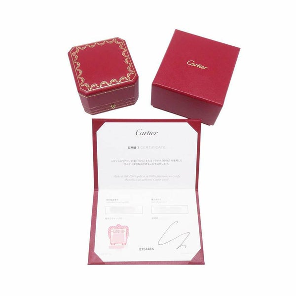 カルティエ リング アグラフ リング セミパヴェセッティング ダイヤ 59P 計約0.95ct K18PGピンクゴールド サイズ53 N4780800 指輪