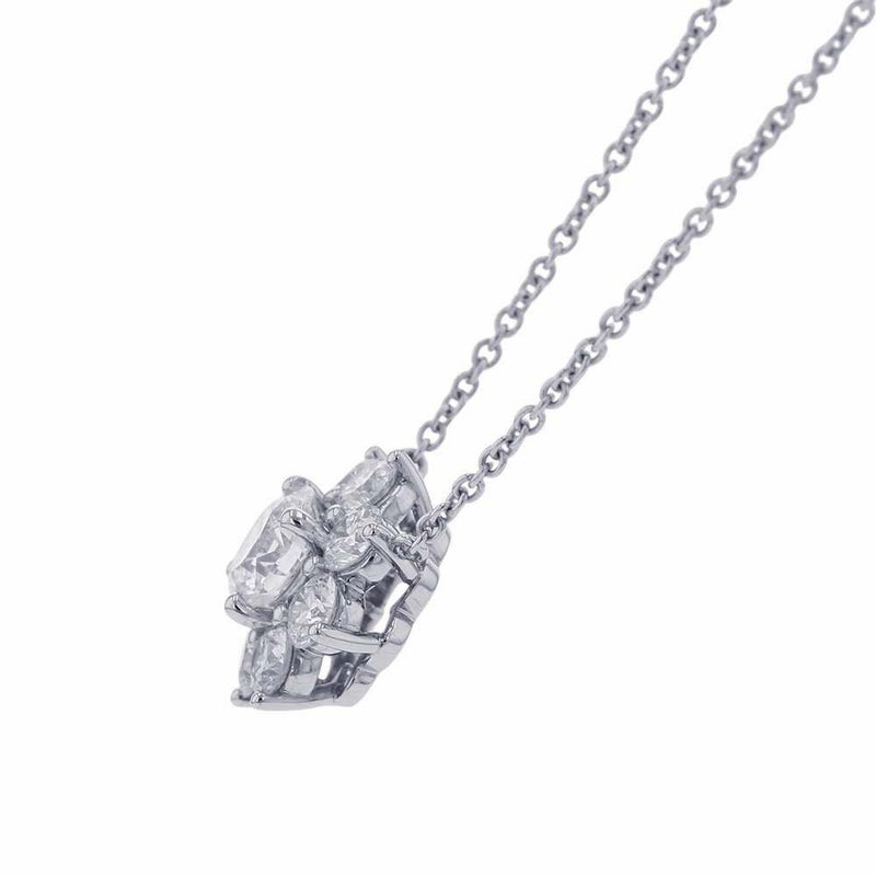 ハリーウィンストン ネックレス サンフラワー・ペンダント スモール ダイヤ 中石0.70ct/9P 計約1.55ct Pt950 PEDPNASMSF GIA鑑定書付き