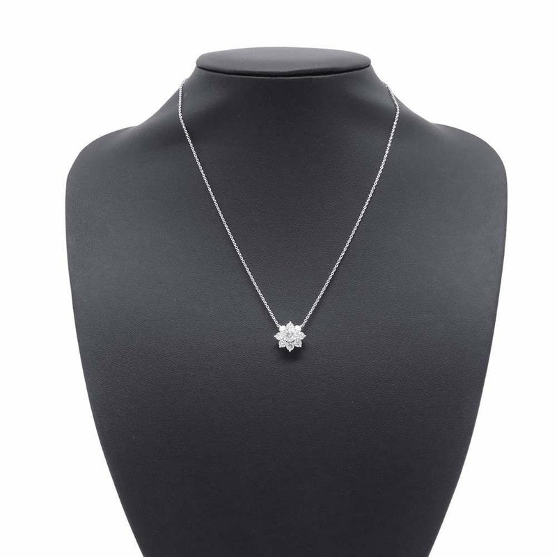 ハリーウィンストン ネックレス サンフラワー・ペンダント スモール ダイヤ 中石0.70ct/9P 計約1.55ct Pt950 PEDPNASMSF GIA鑑定書付き