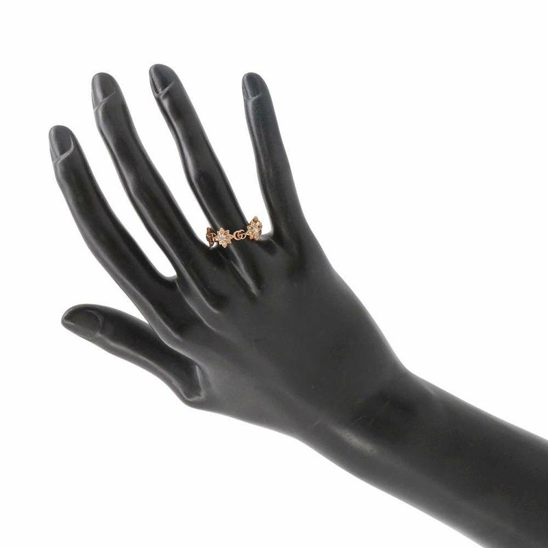 グッチ リング フローラ リング ダイヤモンド K18PGピンクゴールド リングサイズ12 GUCCI ジュエリー