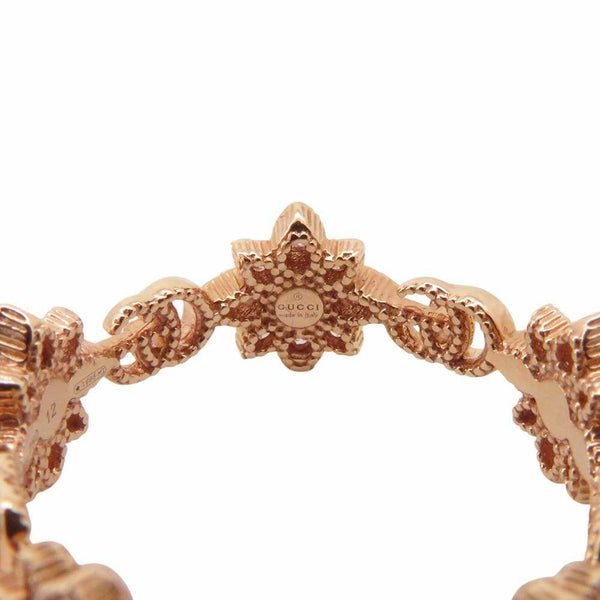 グッチ リング フローラ リング ダイヤモンド K18PGピンクゴールド リングサイズ12 GUCCI ジュエリー