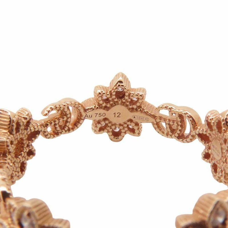 グッチ リング フローラ リング ダイヤモンド K18PGピンクゴールド リングサイズ12 GUCCI ジュエリー