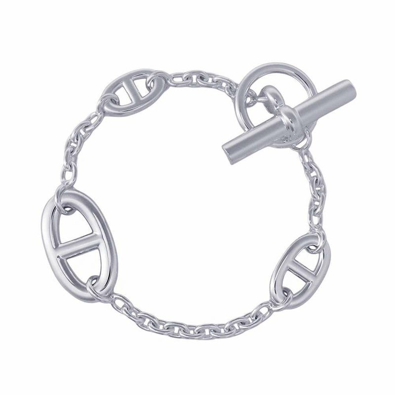 エルメス ブレスレット シェーヌダンクル ファランドール SV925シルバー サイズST HERMES ジュエリー