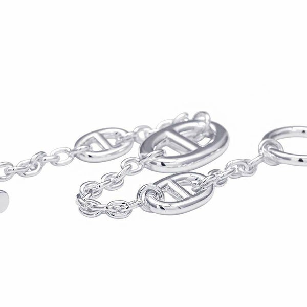 エルメス ブレスレット シェーヌダンクル ファランドール SV925シルバー サイズST HERMES ジュエリー