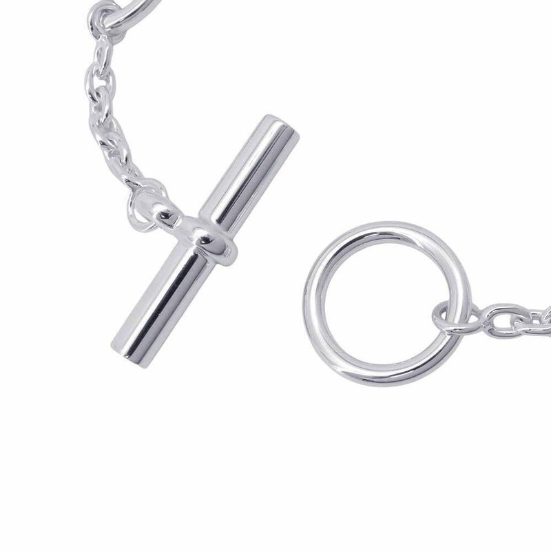 エルメス ブレスレット シェーヌダンクル ファランドール SV925シルバー サイズST HERMES ジュエリー