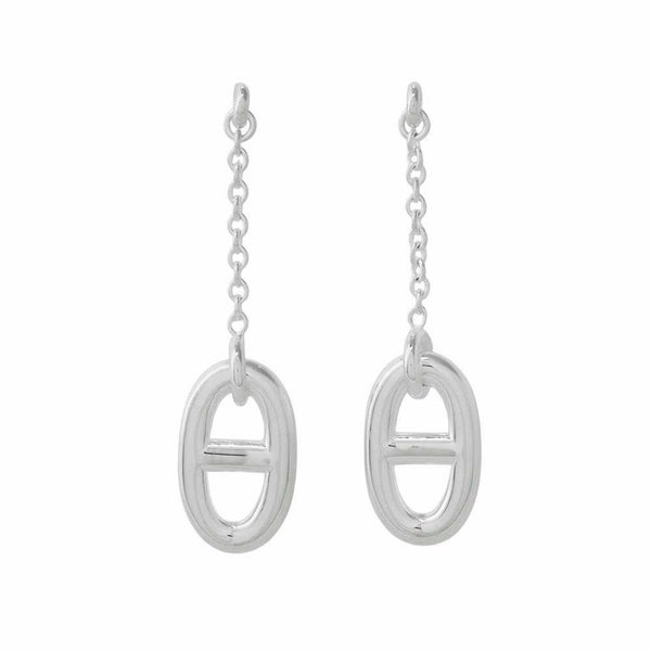 エルメス ピアス ファランドール シェーヌダンクルモチーフ SV925 シルバー925 Farandole HERMES ジュエリー