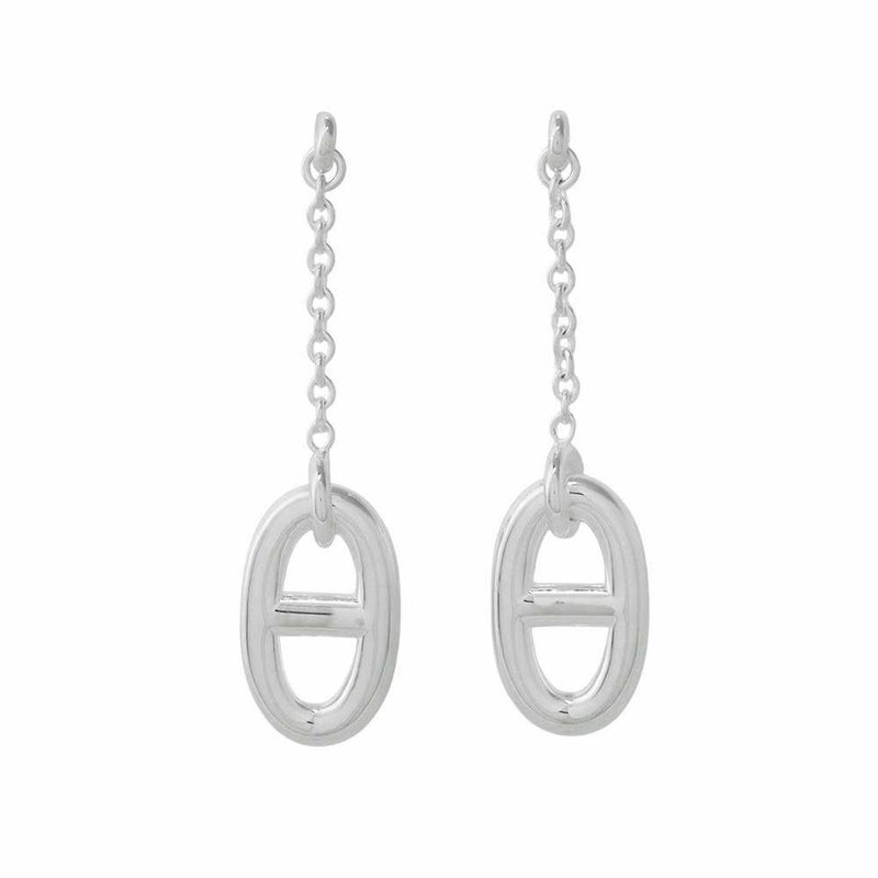 エルメス ピアス ファランドール シェーヌダンクルモチーフ SV925 シルバー925 Farandole HERMES ジュエリー