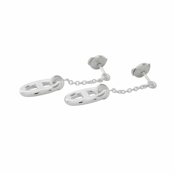 エルメス ピアス ファランドール シェーヌダンクルモチーフ SV925 シルバー925 Farandole HERMES ジュエリー