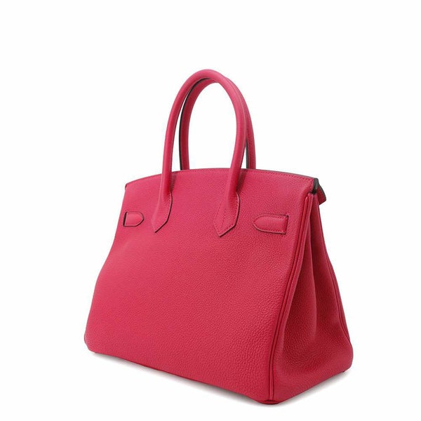 エルメス バーキン30 フランボワーズ/シルバー金具 トゴ Z刻印 HERMES Birkin ハンドバッグ