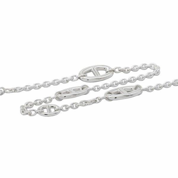 エルメス ネックレス シェーヌダンクル ファランドール80 SV925シルバー HERMES ロングネックレス ジュエリー