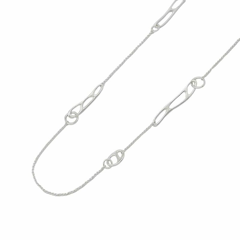 エルメス ネックレス シェーヌダンクル パンク Punk ロング ネックレス SV925シルバー HERMES ジュエリー