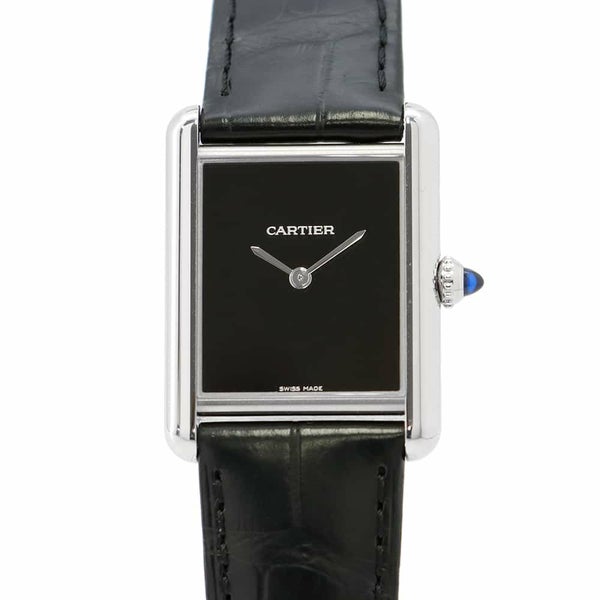 カルティエ タンク マスト ドゥ カルティエ ウォッチ LM WSTA0072 Cartier 腕時計 黒文字盤