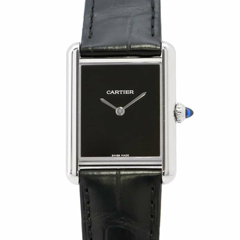 カルティエ タンク マスト ドゥ カルティエ ウォッチ LM WSTA0072 Cartier 腕時計 黒文字盤