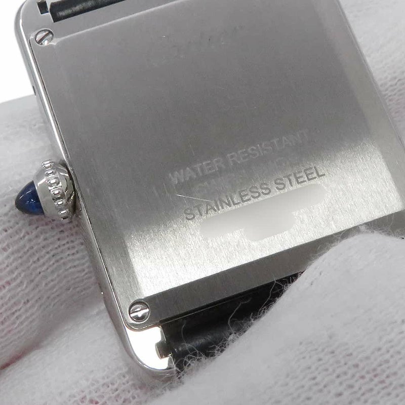 カルティエ タンク マスト ドゥ カルティエ ウォッチ LM WSTA0072 Cartier 腕時計 黒文字盤