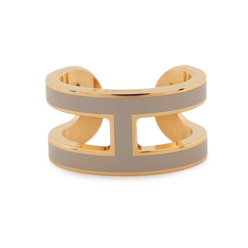 エルメス イヤーカフ ポップH ポップアッシュ マロングラッセ/ゴールド金具 HERMES アクセサリー