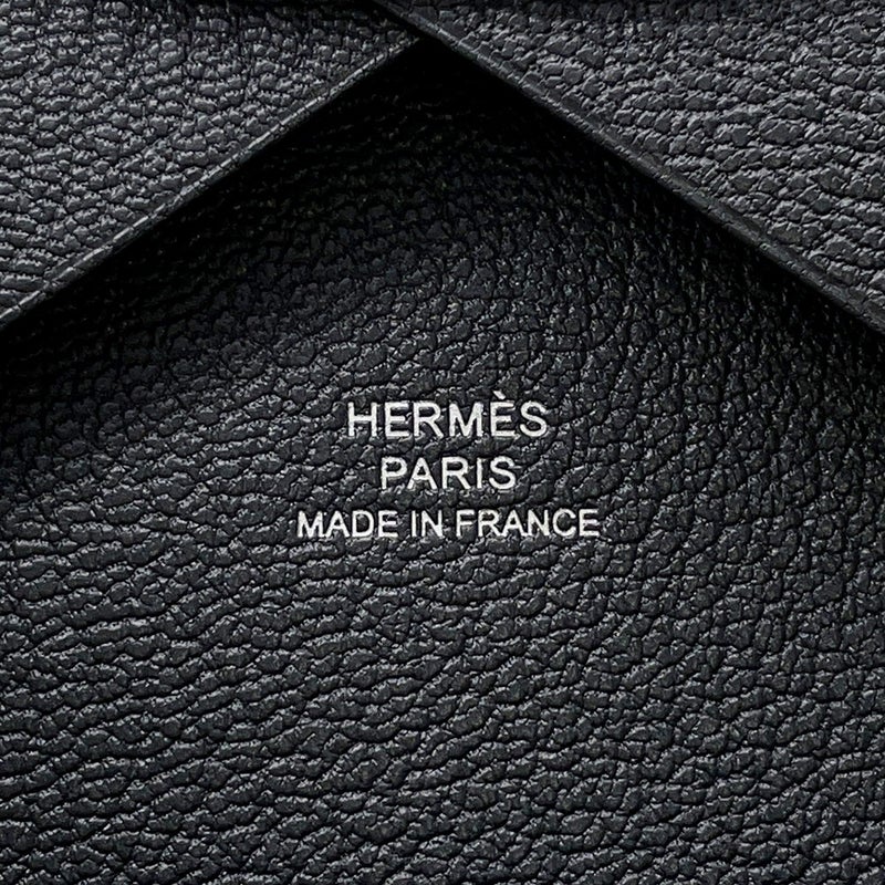 エルメス コインケース カルヴィ デュオ グリミスティ/シルバー金具 シェブルミゾル G刻印