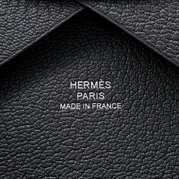 エルメス コインケース カルヴィ デュオ グリミスティ/シルバー金具 シェブルミゾル G刻印