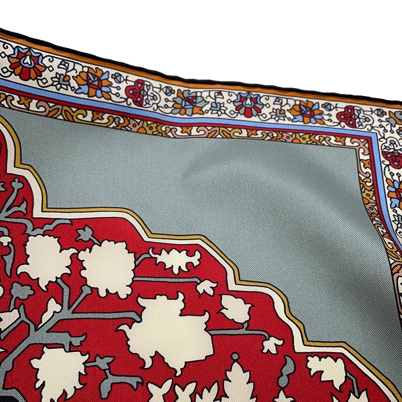 エルメス ストール カレ140 カレジェアン ペルシャ絨毯 Tapis Persans HERMES シルク 2015年