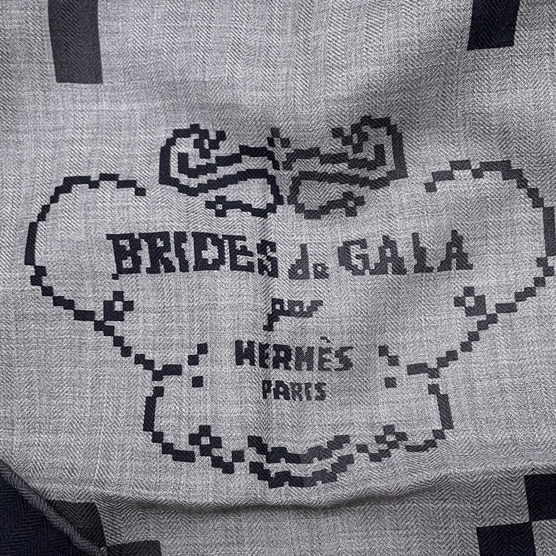 エルメス スカーフ カレH 100  ブリッド・ドゥ・ ガラ・ピクセル Brides de Gala Pixel HERMES カシミヤ シルク 2025年春夏